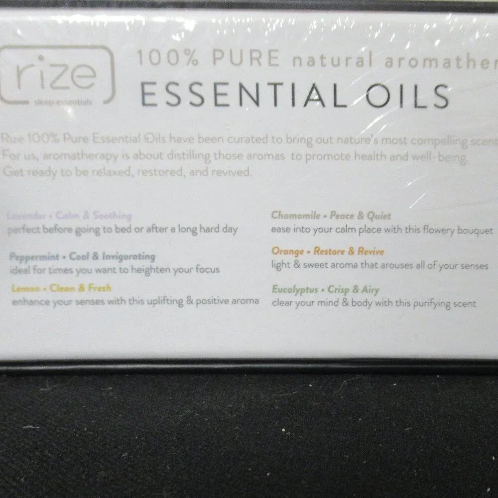 WELLNESS: RIZE Aromatherapy Diffuser and Essential Oil Set